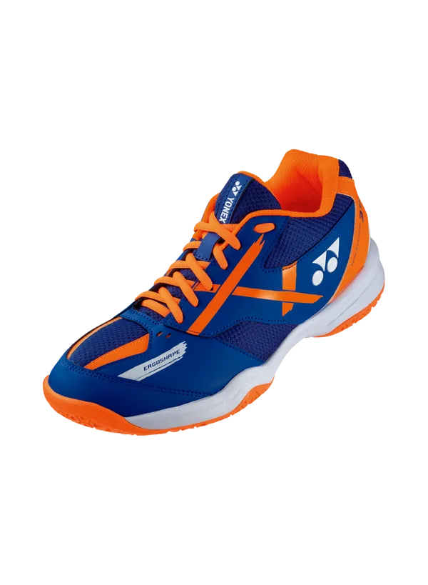 Yonex Power Cushion 39 Wide Badminton Shoes (Blue/Orange)