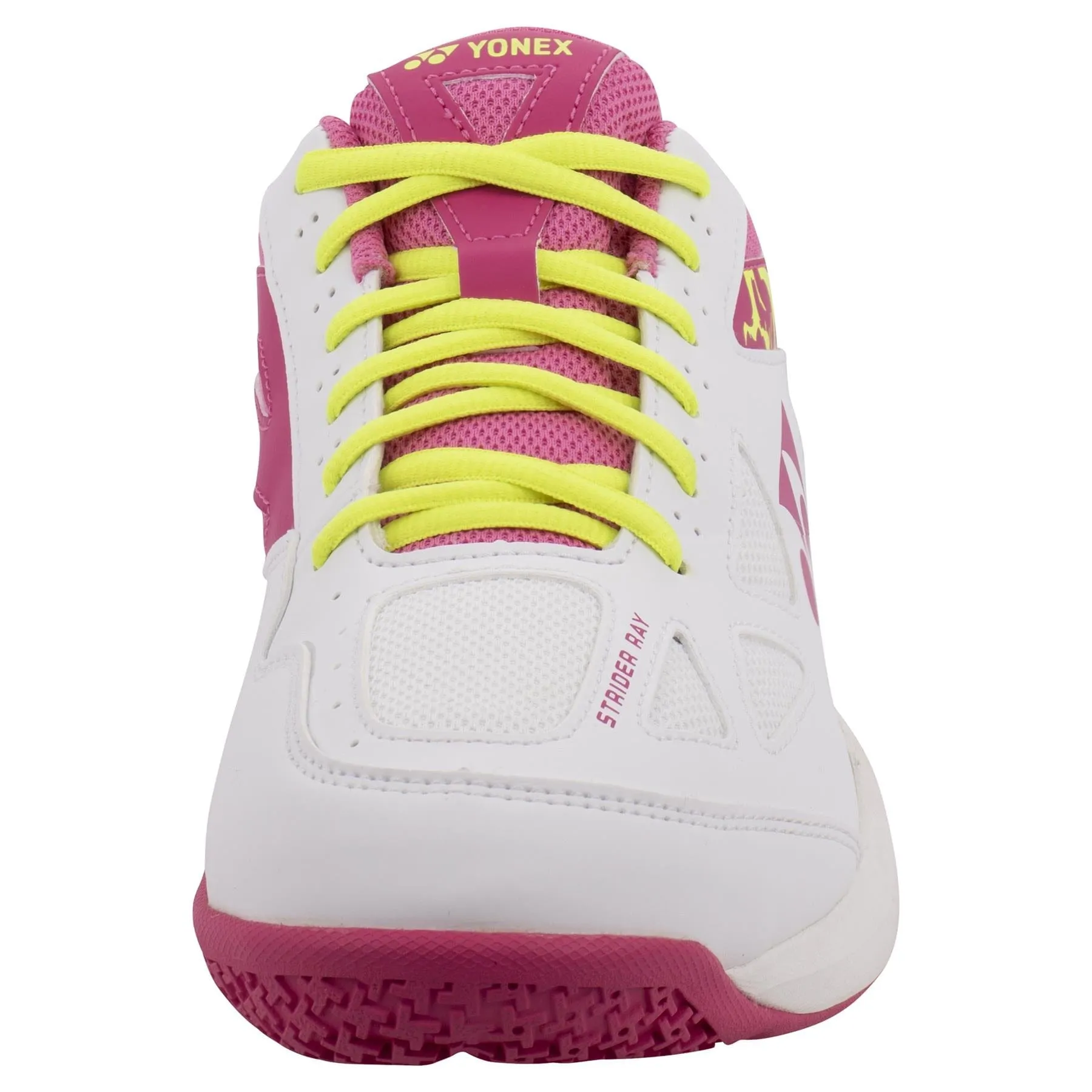 Yonex Power Cushion Strider Ray Womens Badminton Shoes - White / Pink